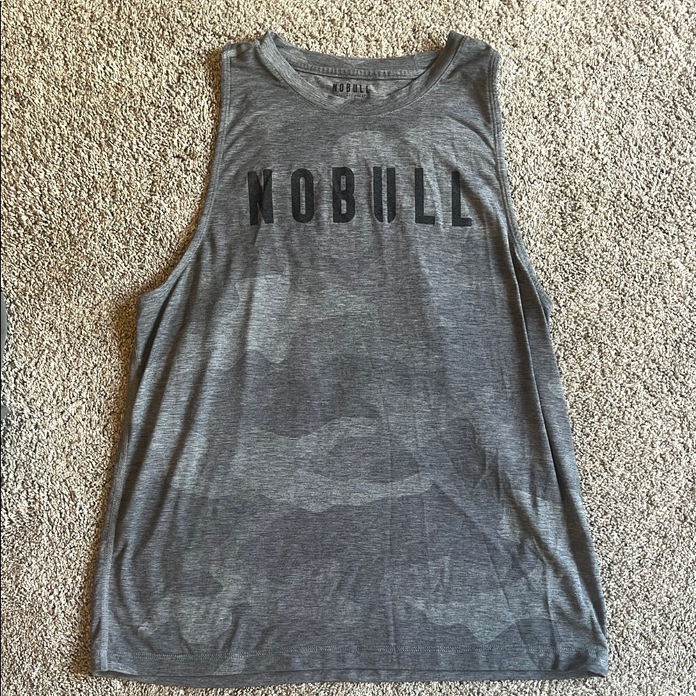NOBULL Charcoal Camo Tank Top